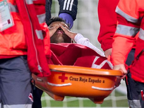 לא נראה טוב עבור רודריגו. (GETTY)