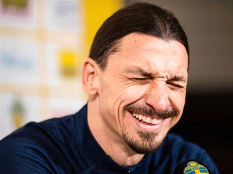 זלאטן. רגע צוחק, רגע בוכה (Getty Images)