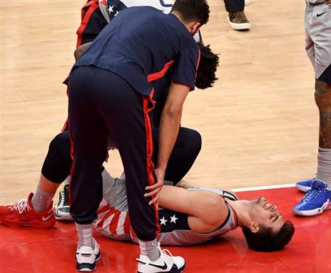 רגע הפציעה של אבדיה. צפוי לשוב לעניינים בקרוב (Getty)