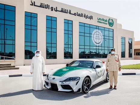 טויוטה סופרה בשירות משטרת דובאי