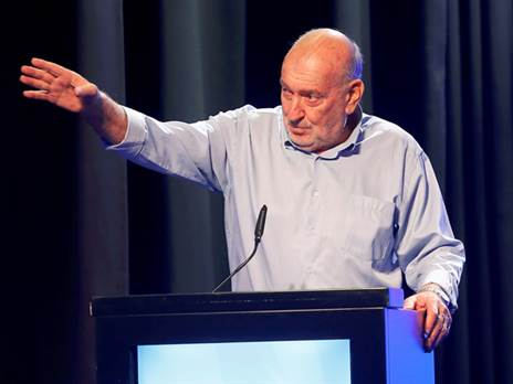 יו"ר איגוד הכדורסל, עמירם הלוי (צילום: אלן שיבר)