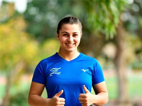 שימו עליה עין. נועה סולוש (עמית שיסל, באדיבות הוועד האולימפי בישראל)