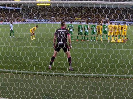 מבט מהזווית של דניאל פרץ, התקשה לראות את הכדור מהמקום הזה