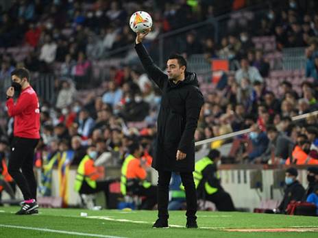 הפסד ליגה שני כמאמן בארסה. צ'אבי (GETTY)