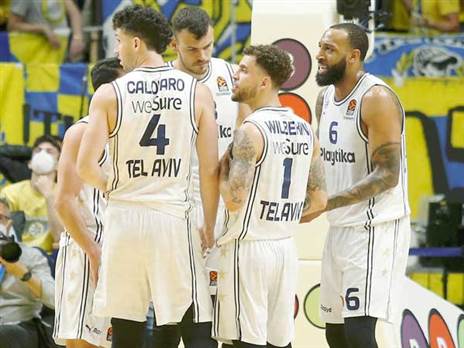 שחקני מכבי. יחזרו לפלייאוף? (אלן שיבר)