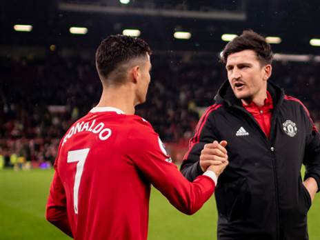 מגווייר ורונאלדו. יש אמון (Ash Donelon/Manchester United, Getty)