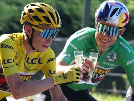 גיבורי הטור. וינגגור ו-ואן ארט (Thomas SAMSON/getty)