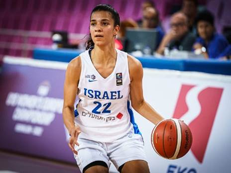 נעמה הלוי עם הכדור (fiba)