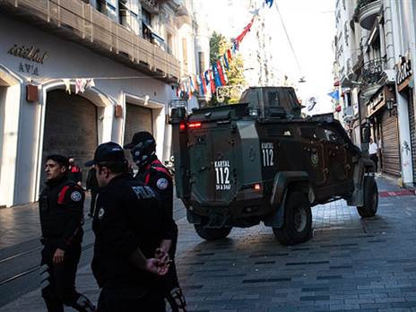 זירת הפיגוע באיסטנבול (Photo by Burak Kara/Getty Images)