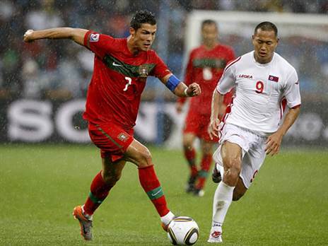 השביעייה האחרונה. רונאלדו נגד צפון קוריאה (getty)