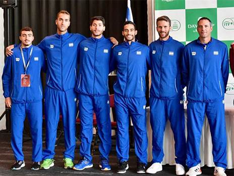 המשלחת הישראלית (צילום: עפרה פרידמן, איגוד הטניס)