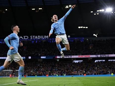 ארלינג הולאנד. גבוה מעל כולם (GETTY)