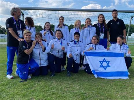 נבחרת הכדורגל של המשלחת (קרדיט: ספיישל אולימפיקס ישראל)