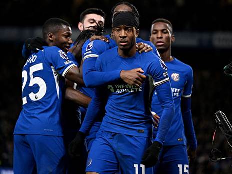 נוני מדואקה. לפני שהגיע לצ`לסי, הספיק לשחק בבלומפילד נגד מכבי ת“א (GETTY)