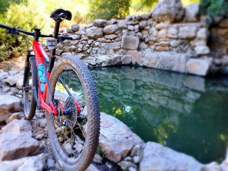 האופניים של אמיר אלפיה ב-7 באוקטובר | צילום: פרטי