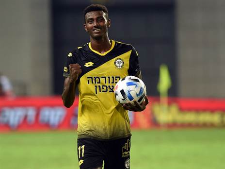 רגע השיא שלו. הרביעייה של מלדה נגד סכנין (צילום: אלן שיבר)