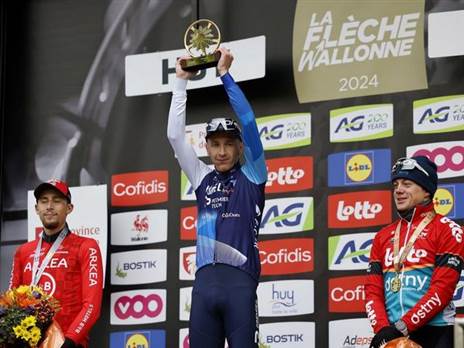 וויליאמס על הפודיום | צילום: ספרינט סייקלינג