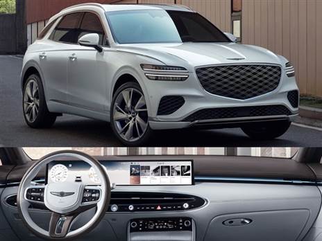 ג'נסיס GV70 - מסך אחוד ענק בגודל "27