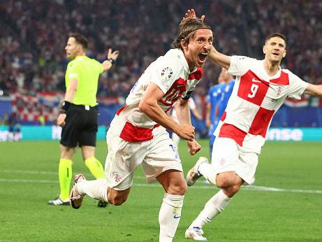 המבוגר ביותר בתולדות היורו. מודריץ` (GETTY)