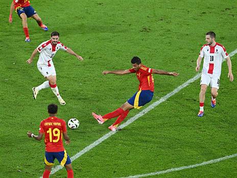 שער שהושג בדרך לא ספרדית (Stu Forster/Getty Images)