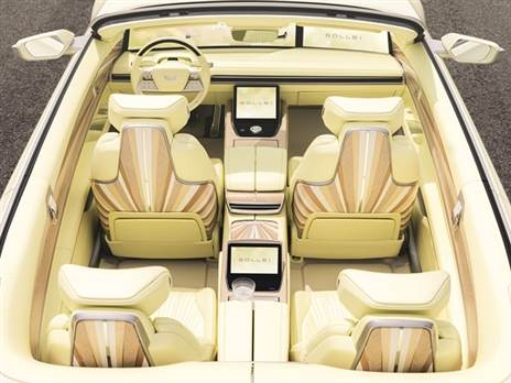 גם תא הנוסעים הגיע מהסלסטיק עם סך של 74 אינצ'ים