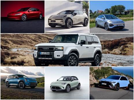 המתמודדות על תואר מכונית השנה 2024 של עולם הרכב