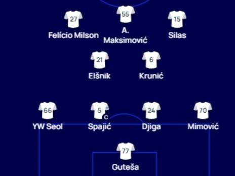 גלזר על הספסל של הכוכב האדום