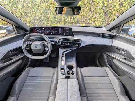 גם בתא הנוסעים לא חסכו תקציבים ממעצבי פיג'ו