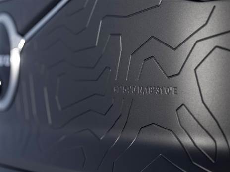 בסבכה הקדמית תמצאו מפה טופוגרפית על בסיס רכס הרי ה-Kebnekaise בשוודיה