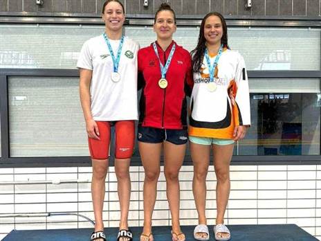 מנצחות משחה 100 מטר נשים (באדיבות איגוד השחייה)