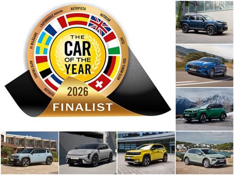 המועמדות לזכייה בתואר מכונית השנה באירופה 2026