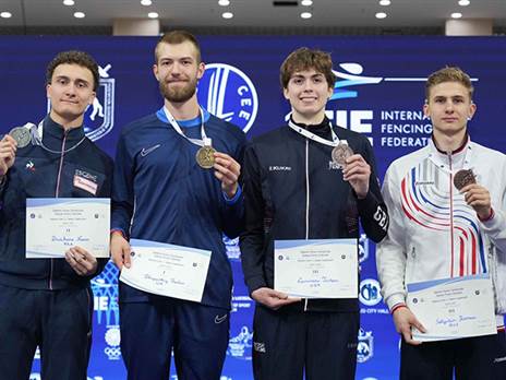 חפרסקי ומדליית הזהב (באדיבות - Team Bizzi)