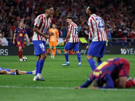 דם,יזע וחצי: אתלטיקו הדיחה את ברצלונה