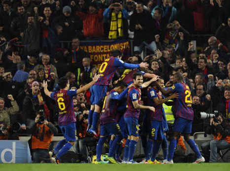 בסוף, ברצלונה בחצי הגמר (GETTYIMAGES)