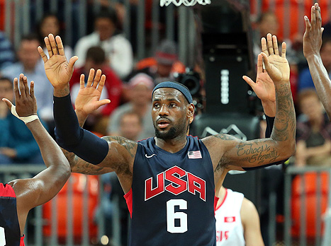 לברון, לא נתנו לו ולחבריו פייט (gettyimages)
