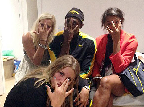 אוסיין בולט, חיים טובים בלונדון (gettyimages)