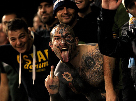אוהדי לאציו, לא פלא שהם נענשו (gettyimages)