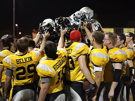 חתמו על ציוד אחר. ליגת הפוטבול הישראלית בהמתנה (רחובות סילברבקס, עמוד הפייסבוק)