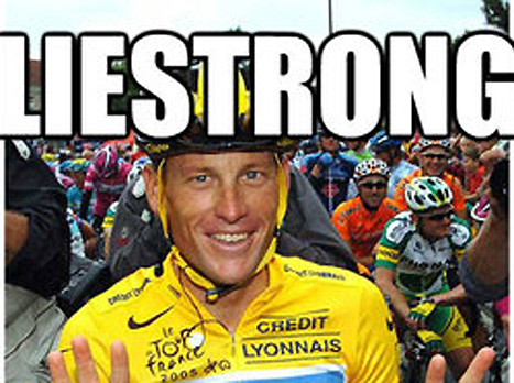 ברשת תוקפים בכל הכוח. לאנס ארמסטרונג