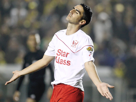 טובול. בסכנין מרוצים מהנקודה? (צילום: אלן שיבר)