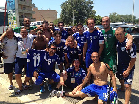 ההתקדמות נמשכת. נבחרת ישראל חוגגת