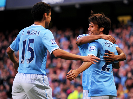 בלי להתאמץ. שחקני הסיטי (gettyimages)