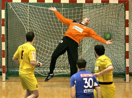 היוצרות התהפכו בעיר... (צילום: דוד פליגל, איגוד הכדוריד)