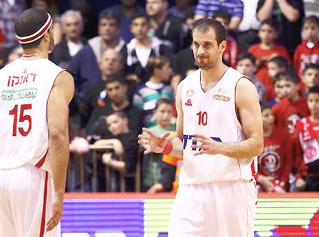 ימשיכו לחגוג? הלפרין ודאנקן (צילום: אלן שיבר)