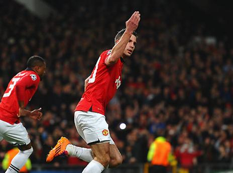 ואן פרסי, העלה את יונייטד (Gettyimages)