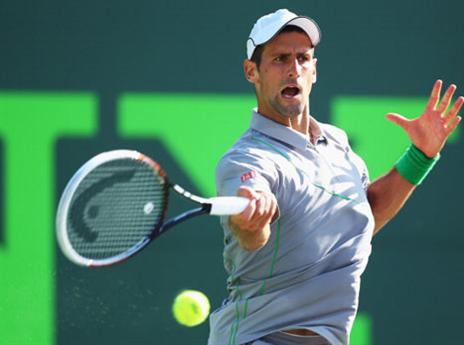 לא רגוע. דיוקוביץ' (GETTYIMAGES)