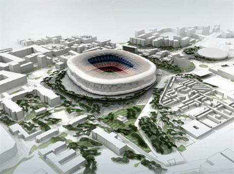 הדמיה של קאמפ נואו אחרי השיפוץ. החלטה חשובה