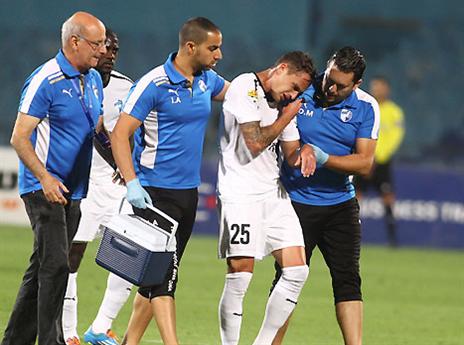 מכת הפציעות העיבה על השמחה (אלן שיבר)