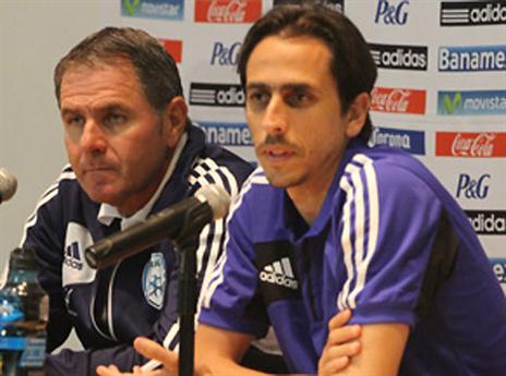 גוטמן ובניון, מתרגשים לקראת המשחק (צילום: אתר ההתאחדות לכדורגל)