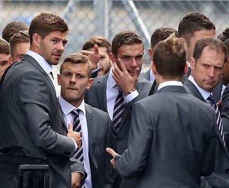 ג'רארד היה הראשון להבחין (צילום מסך: טוויטר)